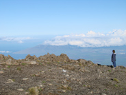 after Haleakala sunrise, looking toward the west