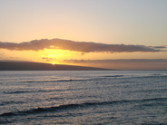 Maui sunset, taken from Longhi's restaurant in Lahaina