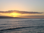 Maui sunset, taken from Longhi's restaurant in Lahaina