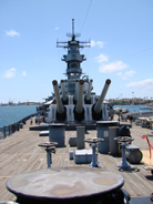 USS Missouri guns